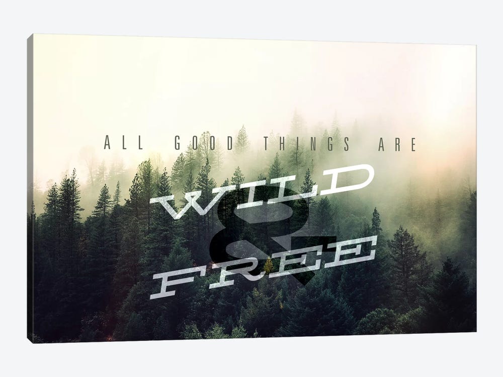 Wild and Free by 5by5collective 1-piece Art Print