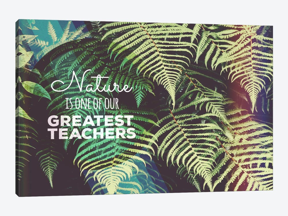 Greatest Teacher by 5by5collective 1-piece Canvas Print