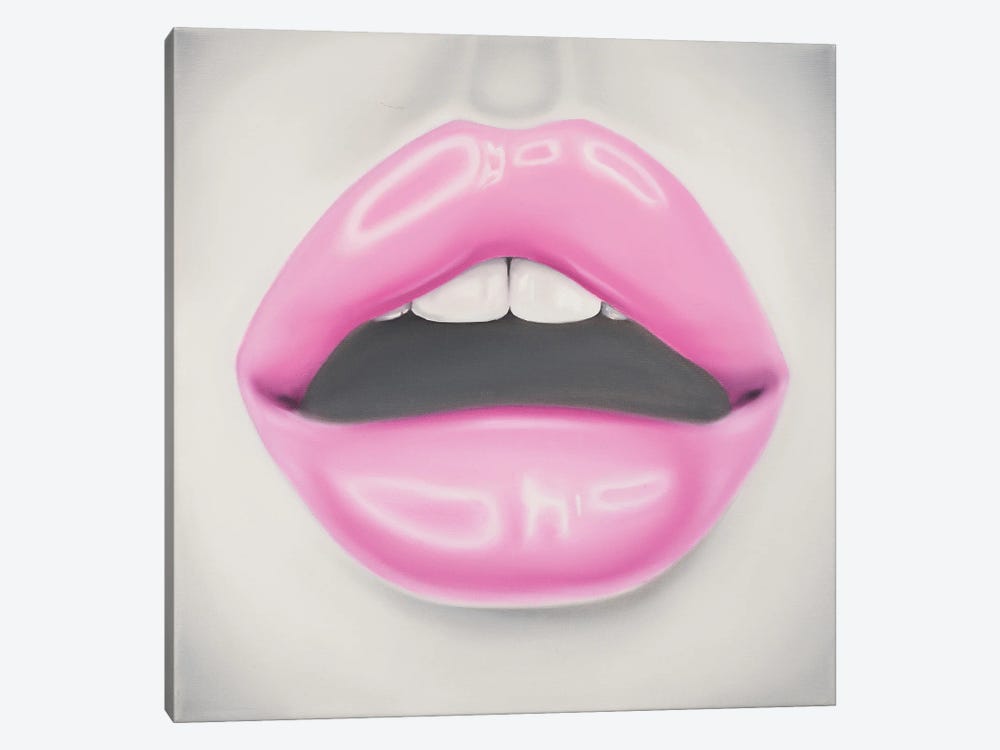 The Sweetest Taboo In Hot Pink by Iliana Ilieva 1-piece Canvas Print