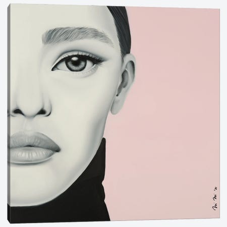 Alter Ego In Pink Canvas Print #ILV3} by Iliana Ilieva Canvas Artwork
