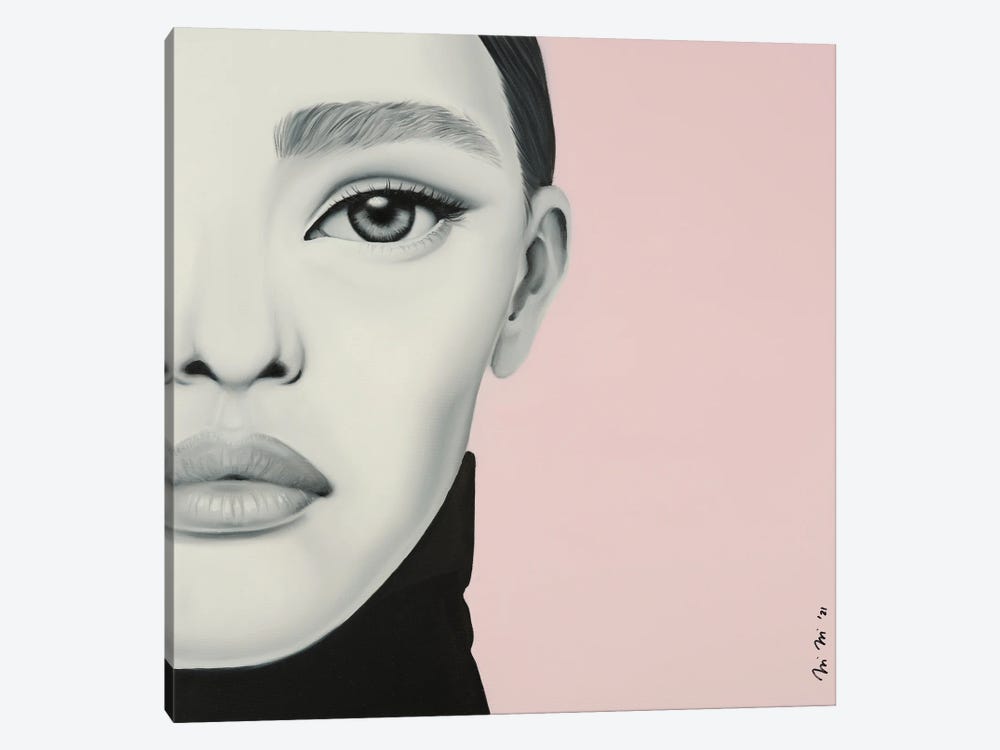 Alter Ego In Pink by Iliana Ilieva 1-piece Art Print