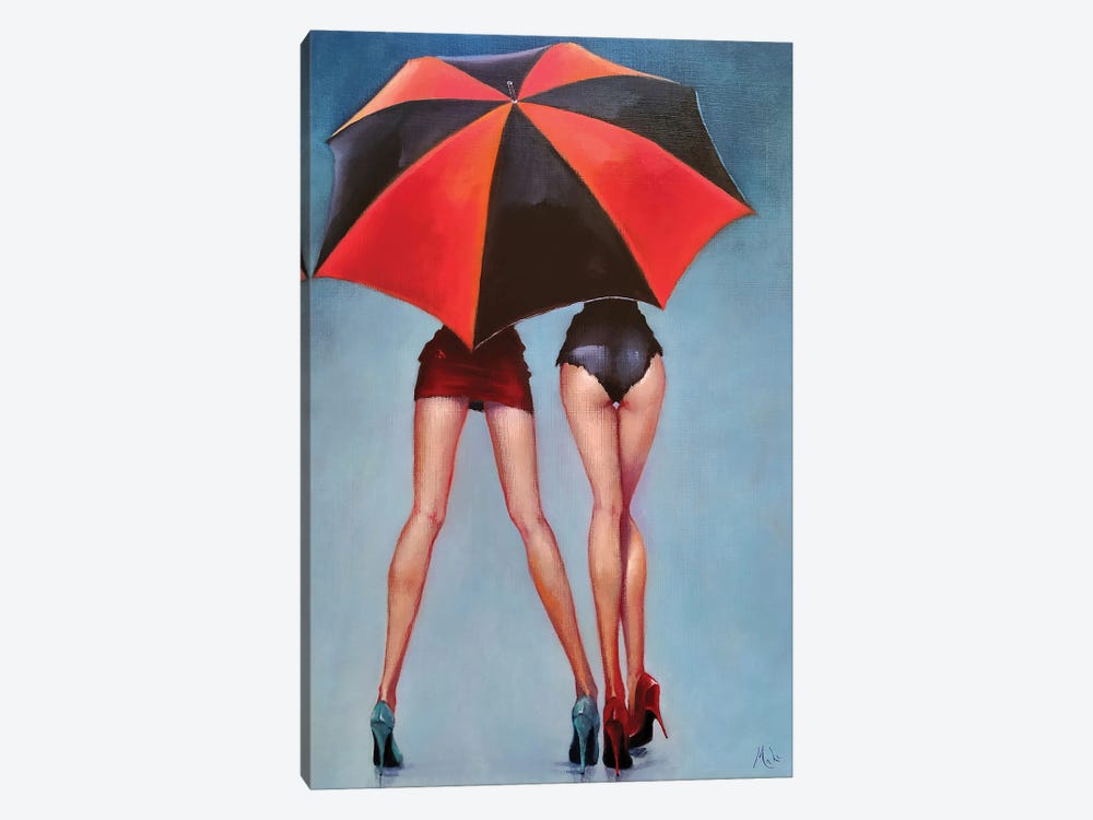 Nuclear Umbrella by Isabel Mahe 1-piece Canvas Print