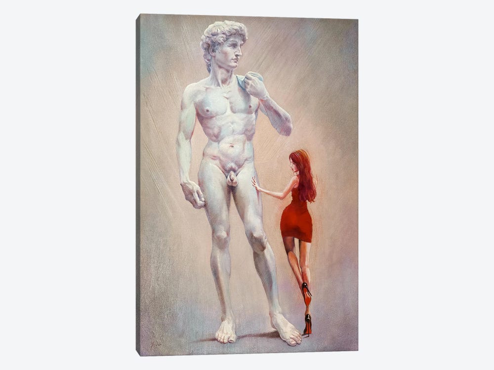 David - The Marble Giant by Isabel Mahe 1-piece Canvas Artwork