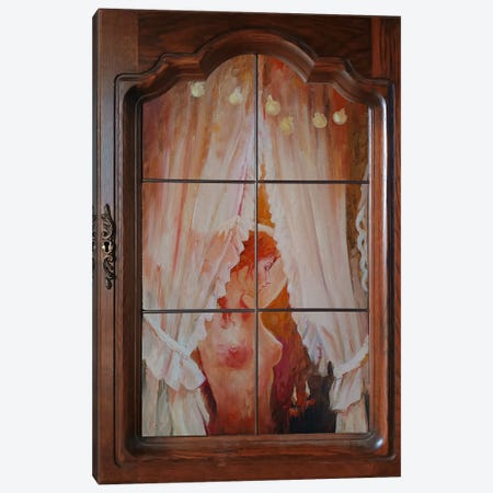 Through The Window Canvas Print #IMA147} by Isabel Mahe Art Print