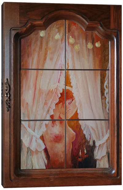 Through The Window Canvas Art Print - Isabel Mahe