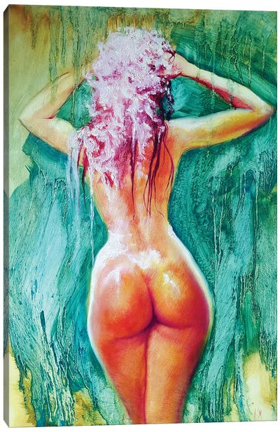 Cream Shampoo Canvas Art Print - Isabel Mahe