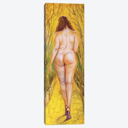 Down The Yellow Brick Road Canvas Print #IMA17} by Isabel Mahe Canvas Artwork