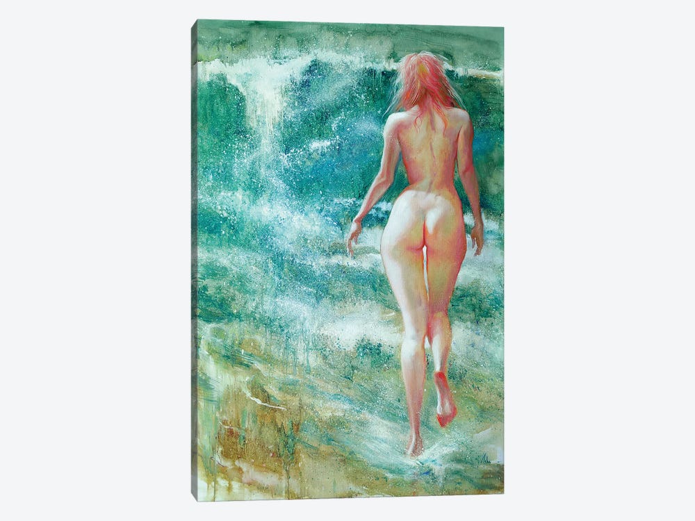 Emerald Sea by Isabel Mahe 1-piece Canvas Art Print