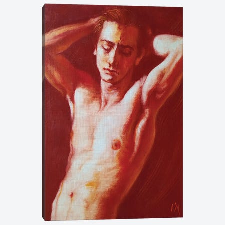 Handsome Guy Canvas Print #IMA23} by Isabel Mahe Canvas Artwork
