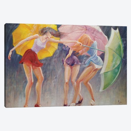 Rainy Day Canvas Print #IMA52} by Isabel Mahe Canvas Art Print