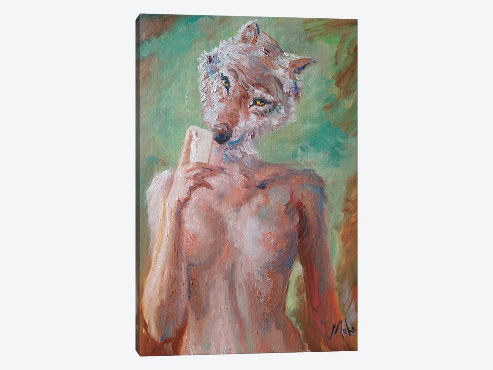 She-Wolf by Isabel Mahe 1-piece Canvas Print