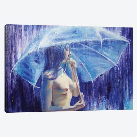 All The Rain Is Falling On Me Canvas Print #IMA6} by Isabel Mahe Canvas Artwork