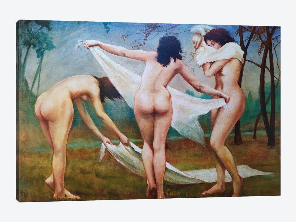 The Great Bathers by Isabel Mahe 1-piece Canvas Wall Art
