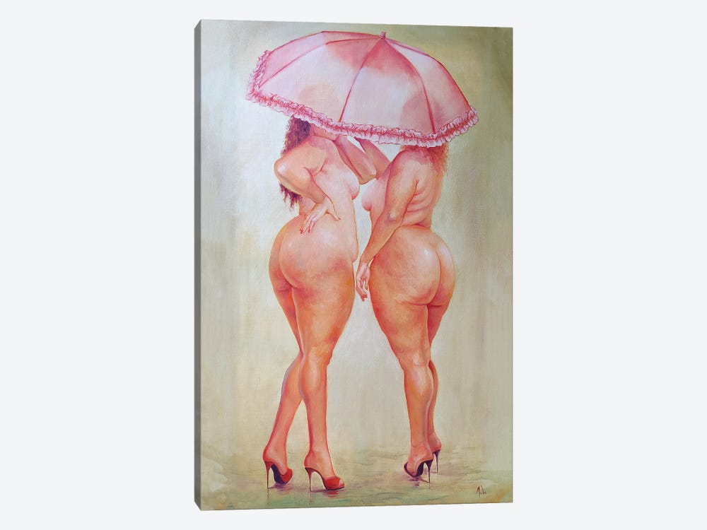 Pink Ladies by Isabel Mahe 1-piece Canvas Wall Art