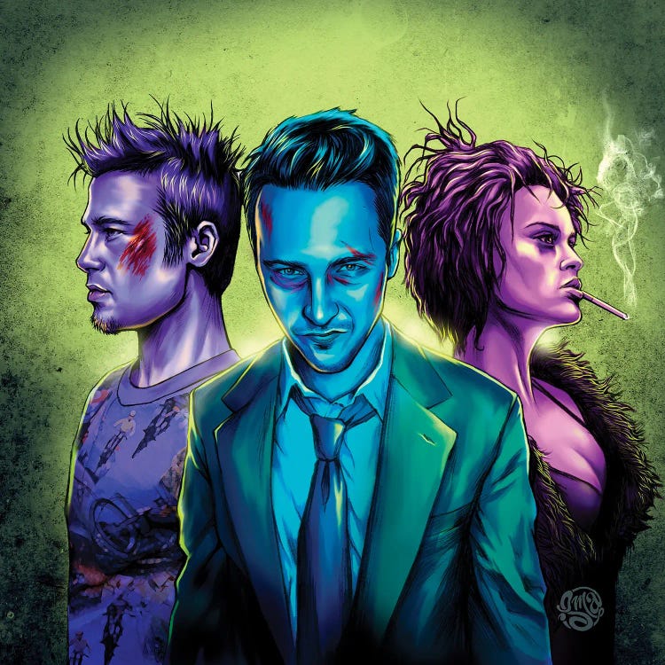 Fight Club by ismaComics wall art