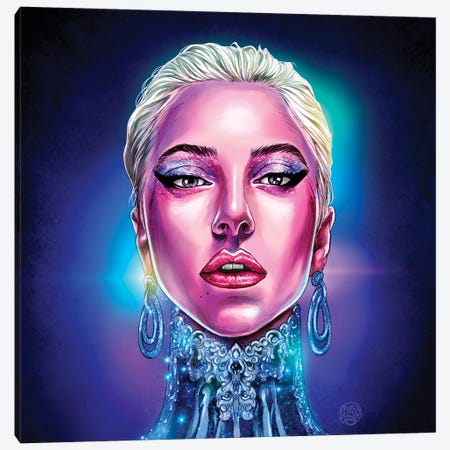 Gaga Canvas Print #IMC12} by ismaComics Art Print