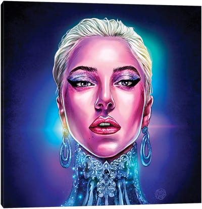 Gaga Canvas Art Print - Cosmic Pop Culture
