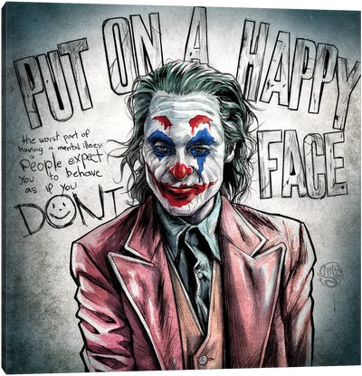 Joker Canvas Art Print - ismaComics