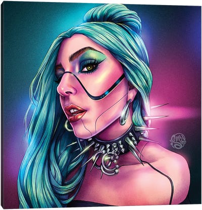Lady Gaga Chromatica Canvas Art Print - Cosmic Pop Culture