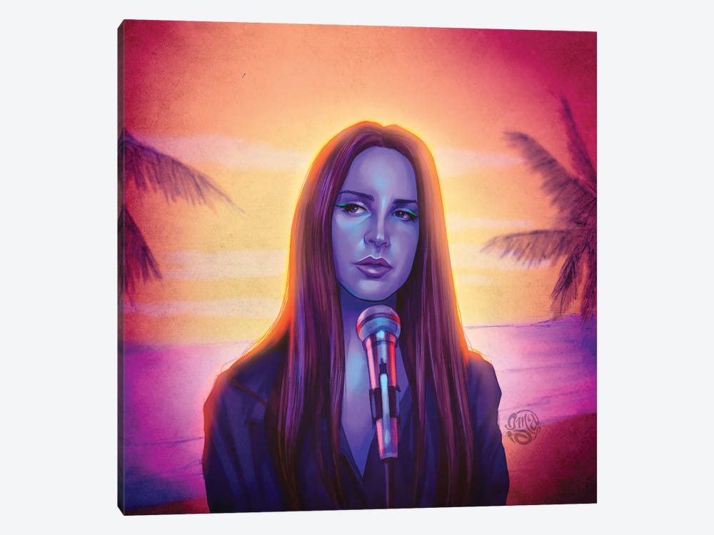 Lana del Rey - Fck It I Love It by ismaComics 1-piece Canvas Art Print
