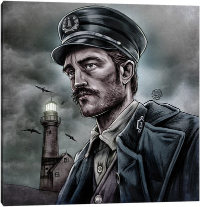 The Lighthouse Canvas Art Print - Thriller Movie Art