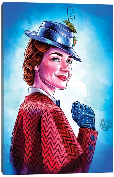 Everything Is Possible, Even The Impossible Canvas Art Print - Mary Poppins