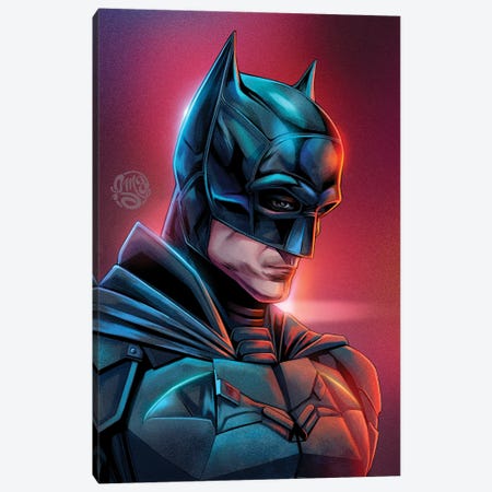 The Batman Canvas Print #IMC59} by ismaComics Canvas Art Print