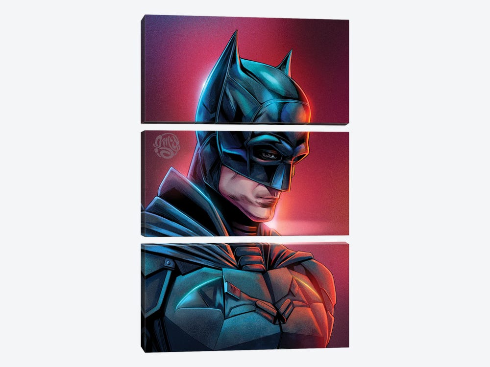 The Batman by ismaComics 3-piece Canvas Art