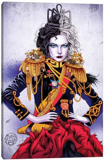 The Queen Is Dead Canvas Art Print - ismaComics