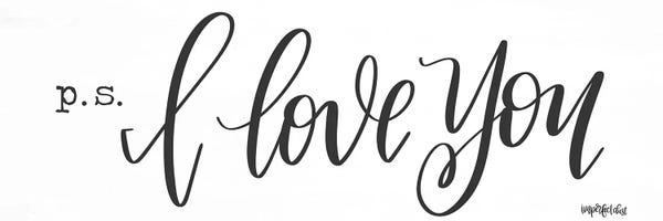 Kids Inspirational Art: P.S. I Love You by Imperfect Dust