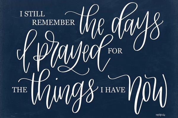 The Days I Prayed     