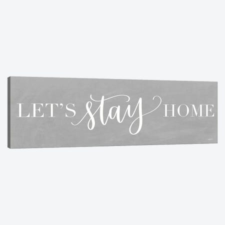 Let's Stay Home I Canvas Print #IMD171} by Imperfect Dust Canvas Art Print