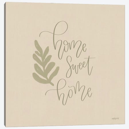Home Sweet Home Canvas Print #IMD179} by Imperfect Dust Canvas Print