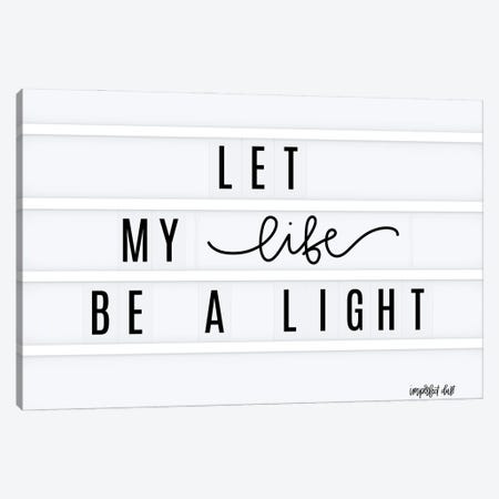 Be a Light Canvas Print #IMD17} by Imperfect Dust Canvas Art Print