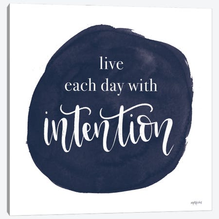 Intention Canvas Print #IMD180} by Imperfect Dust Canvas Artwork