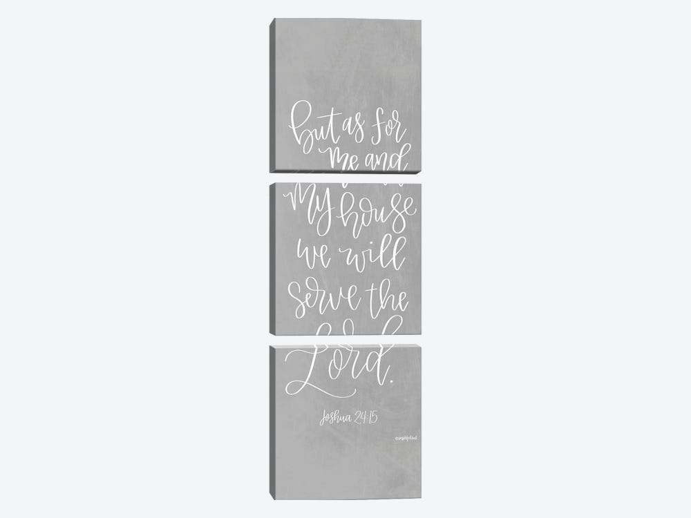 Serve the Lord by Imperfect Dust 3-piece Canvas Wall Art