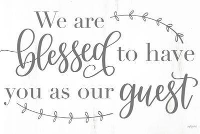 Blessed Guest by Imperfect Dust framed canvas print