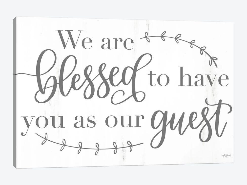 Blessed Guest by Imperfect Dust 1-piece Canvas Print