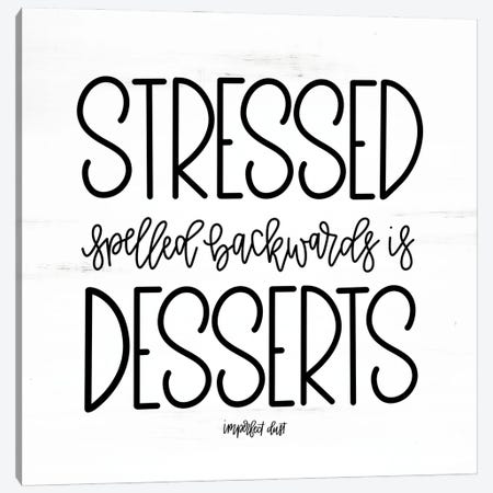 Desserts Canvas Print #IMD21} by Imperfect Dust Art Print