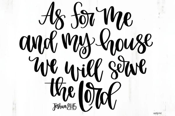 Bible Verses: As For Me And My House by Imperfect Dust