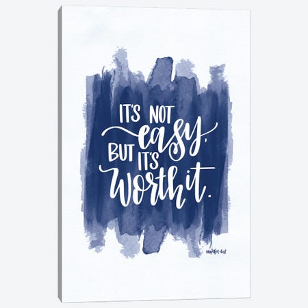 It's Not Easy Canvas Print #IMD236} by Imperfect Dust Canvas Print