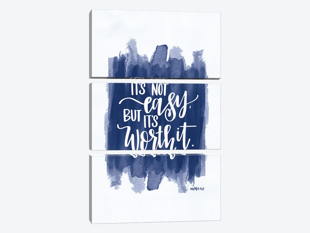 It's Not Easy by Imperfect Dust 3-piece Canvas Art