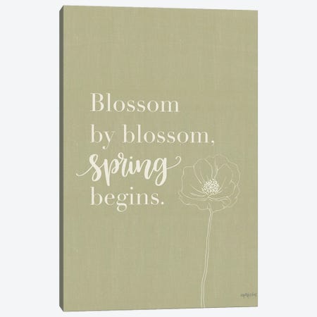 Blossom By Blossom Canvas Print #IMD247} by Imperfect Dust Canvas Artwork