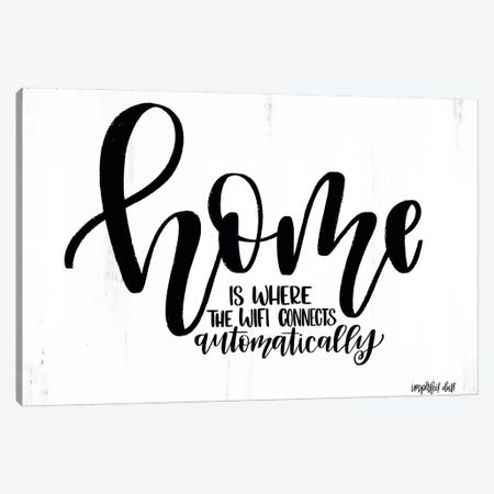 Home Canvas Print #IMD24} by Imperfect Dust Canvas Artwork