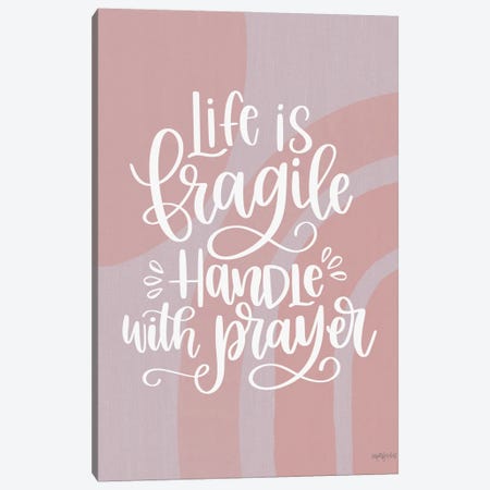 Handle With Prayer Canvas Print #IMD252} by Imperfect Dust Canvas Artwork