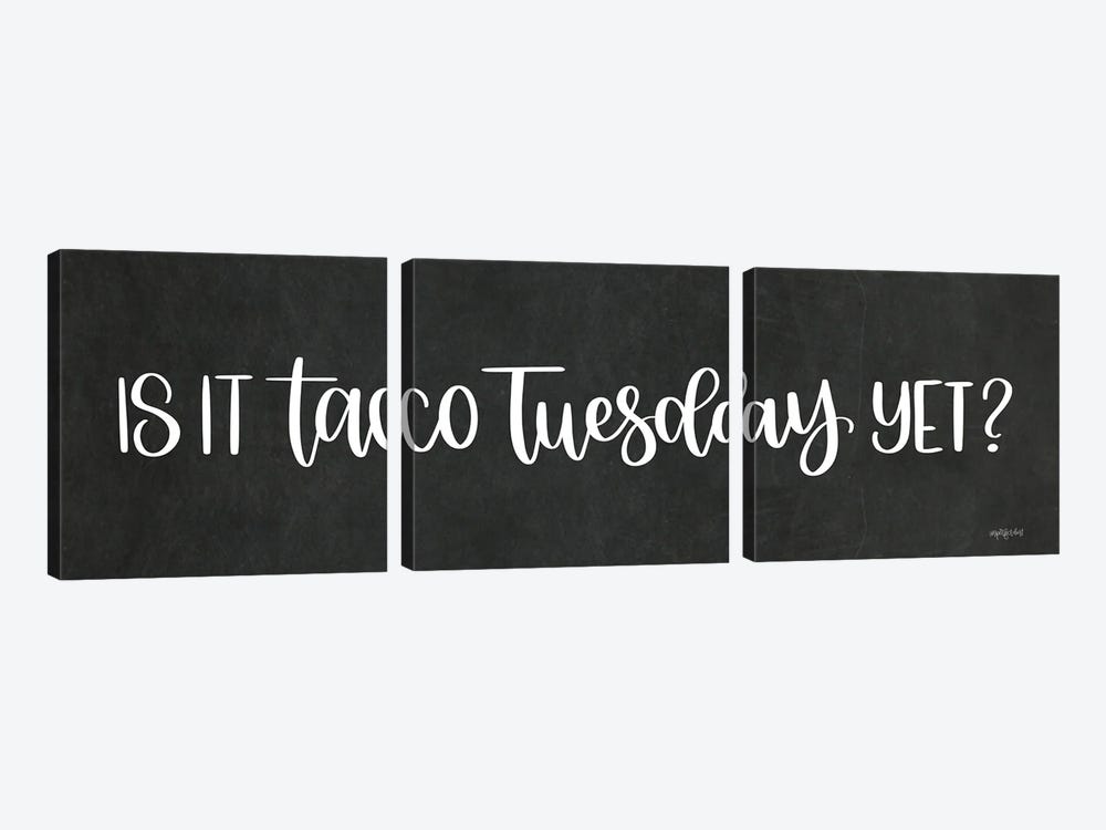 Taco Tuesday by Imperfect Dust 3-piece Canvas Print