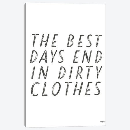 The Best Days Canvas Print #IMD267} by Imperfect Dust Canvas Artwork