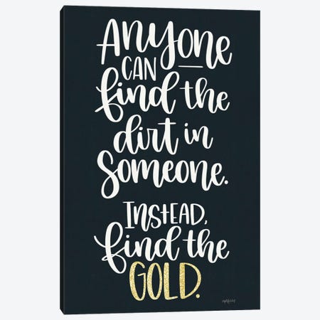 Find The Gold Canvas Print #IMD284} by Imperfect Dust Canvas Artwork