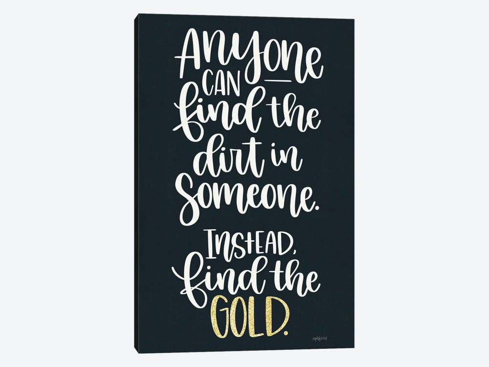 Find The Gold 1-piece Canvas Art Print