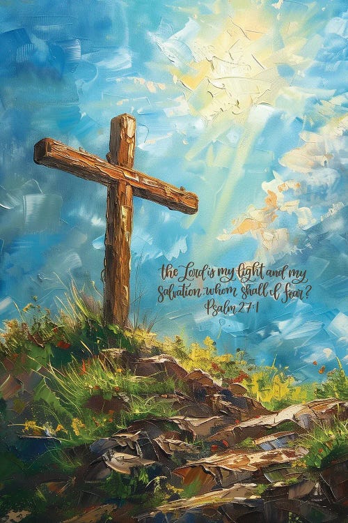 My Light And Salvation by Imperfect Dust wall art